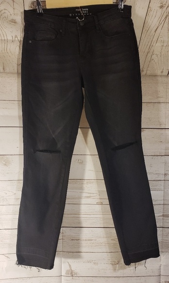 Black ruff jeans Clearance